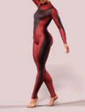 Red Lines LS Unitard-unitard-bootysculpted