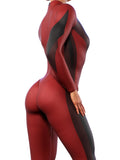 Red Lines LS Unitard