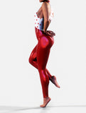 Secret Letter Red Bodysuit-unitard-bootysculpted