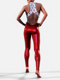Secret Letter Red Bodysuit-unitard-bootysculpted