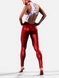Secret Letter Red Bodysuit-unitard-bootysculpted