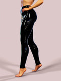 Shaping Latex Leggings-High waisted leggings-bootysculpted