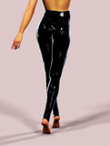 Shaping Latex Leggings-High waisted leggings-bootysculpted