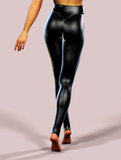 Shaping Leather Leggings-High waisted leggings-bootysculpted