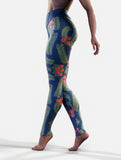 Silent Night Christmas Yoga Pants-High waisted leggings-bootysculpted