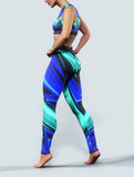 Sketchy Blue Sports Bra-Sports bra-bootysculpted