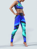 Sketchy Blue Sports Bra-Sports bra-bootysculpted