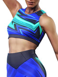 Sketchy Blue Sports Bra-Sports bra-bootysculpted