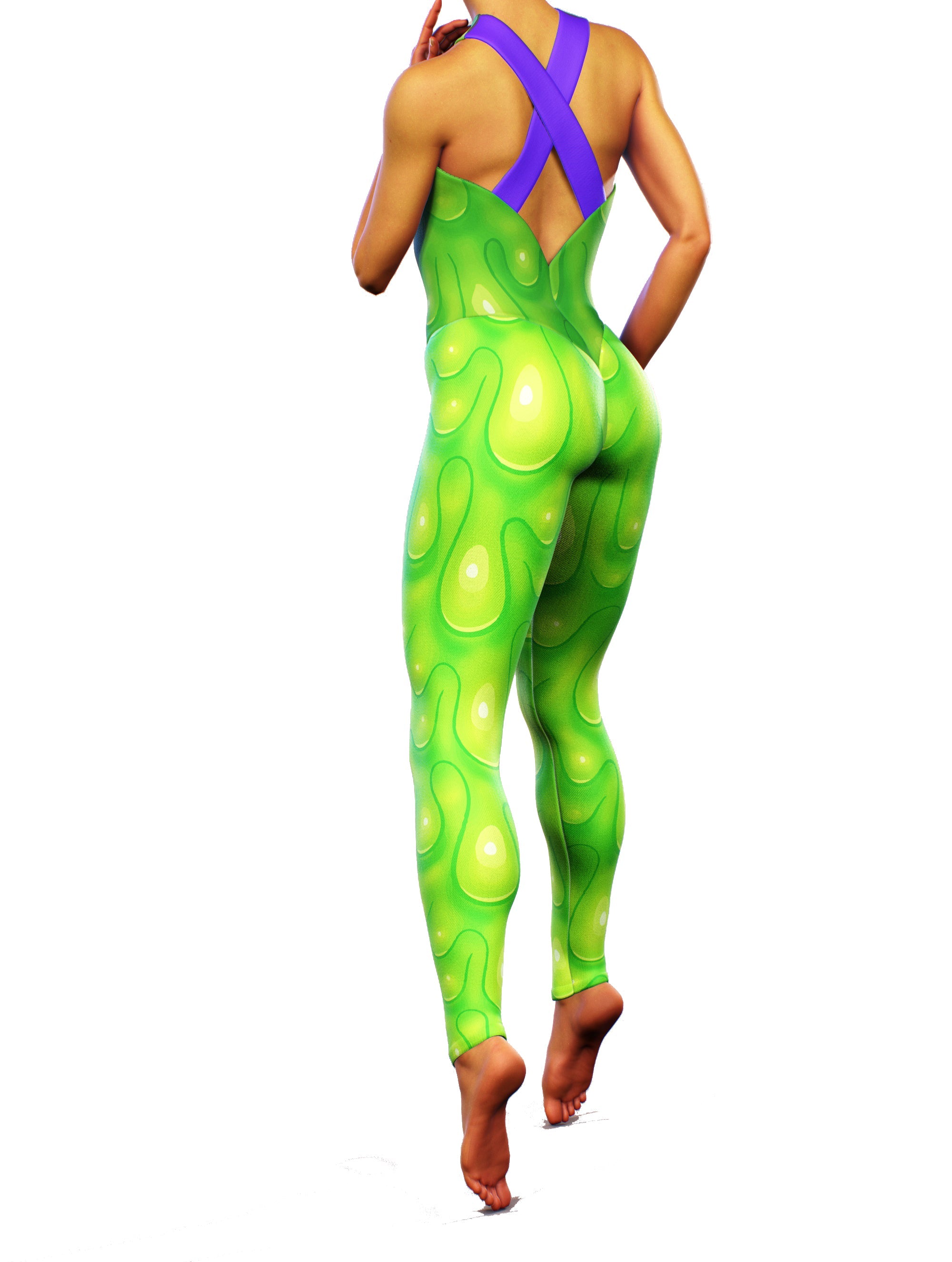 Slush Slime Green Bodysuit-unitard-bootysculpted