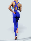 Snowflake Blue Unitard-unitard-bootysculpted