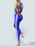 Snowflake Blue Unitard-unitard-bootysculpted