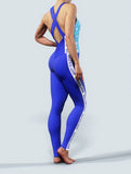 Snowflake Blue Unitard-unitard-bootysculpted