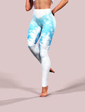 Snowflake Winter Leggings-High waisted leggings-bootysculpted