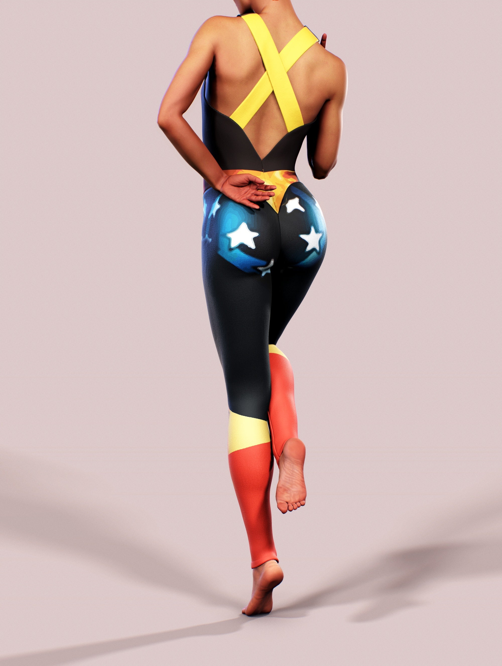 Superwoman Bodysuit-unitard-bootysculpted