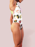 Sushi And Peonies Swimsuit-bootysculpted