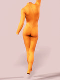 Tangerine Orange Zentai Costume-unitard-bootysculpted