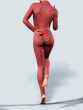 Tartan Red Bodysuit-unitard-bootysculpted