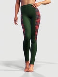 Tartan Shaping Leggings-High waisted leggings-bootysculpted