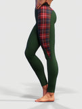 Tartan Shaping Leggings-High waisted leggings-bootysculpted