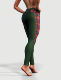 Tartan Shaping Leggings-High waisted leggings-bootysculpted