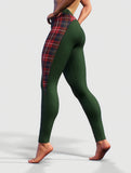 Tartan Shaping Leggings-High waisted leggings-bootysculpted
