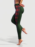 Tartan Shaping Leggings-High waisted leggings-bootysculpted