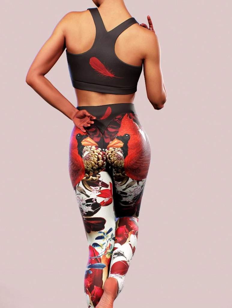 The Cardinal Bird Bra-Sports bra-bootysculpted