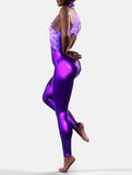 Violet Wildflower Playsuit-unitard-bootysculpted