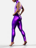 Violet Wildflower Playsuit-unitard-bootysculpted