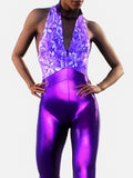 Violet Wildflower Playsuit