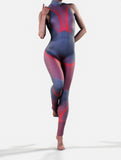 Waist-Shaping Queens Suit in Gray-unitard-bootysculpted