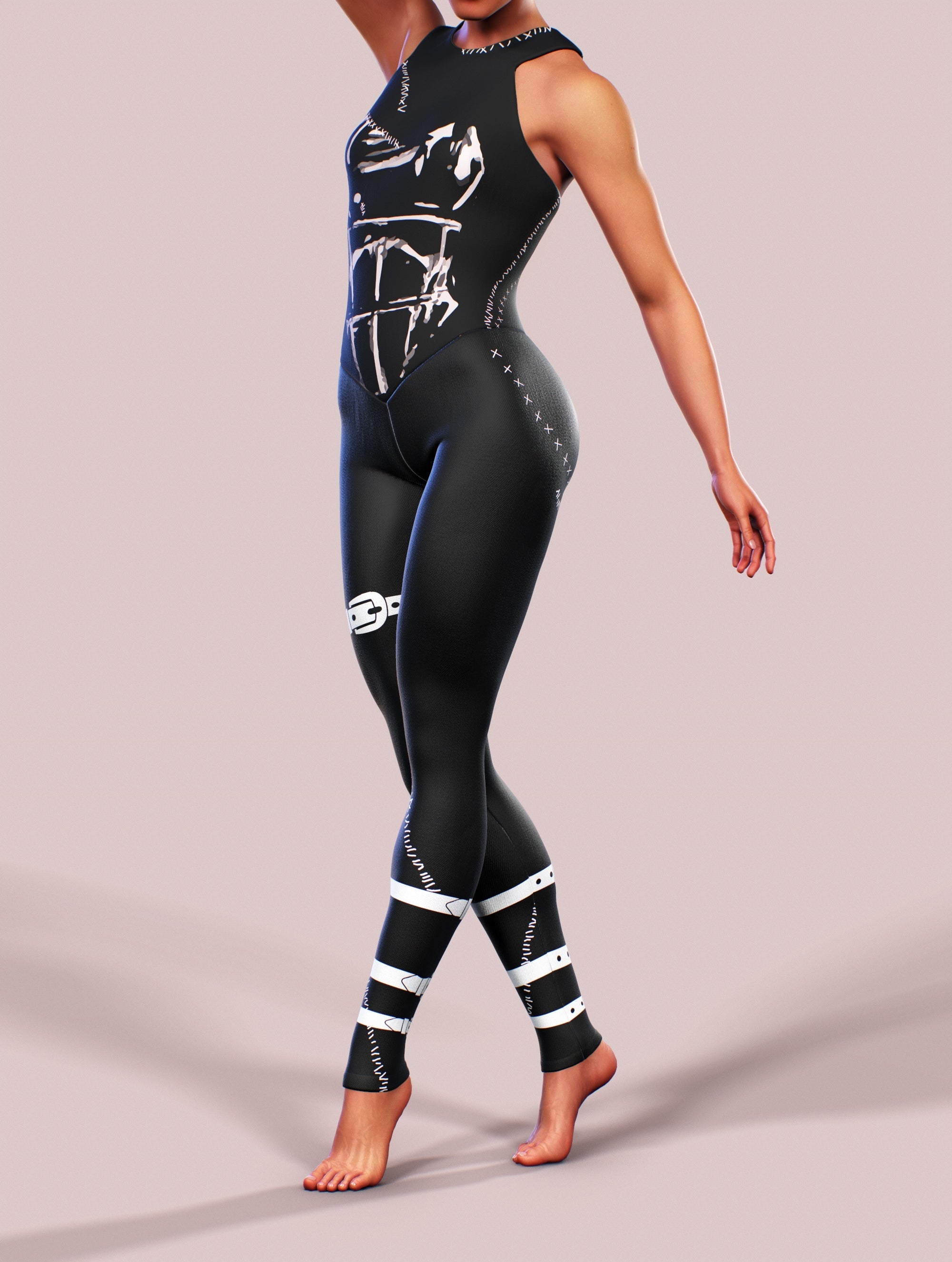 Warrior Play Jumpsuit-unitard-bootysculpted