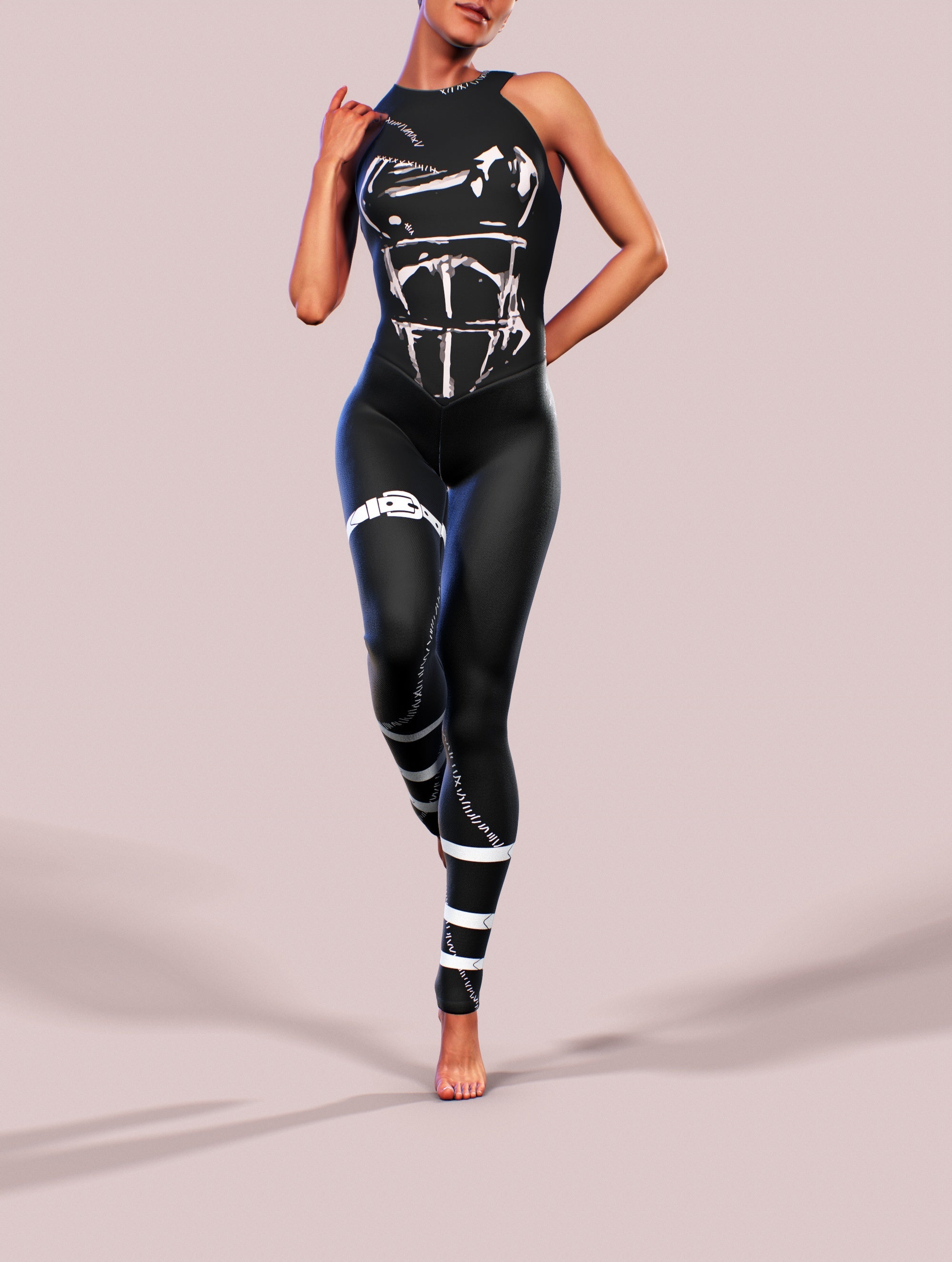 Warrior Play Jumpsuit-unitard-bootysculpted