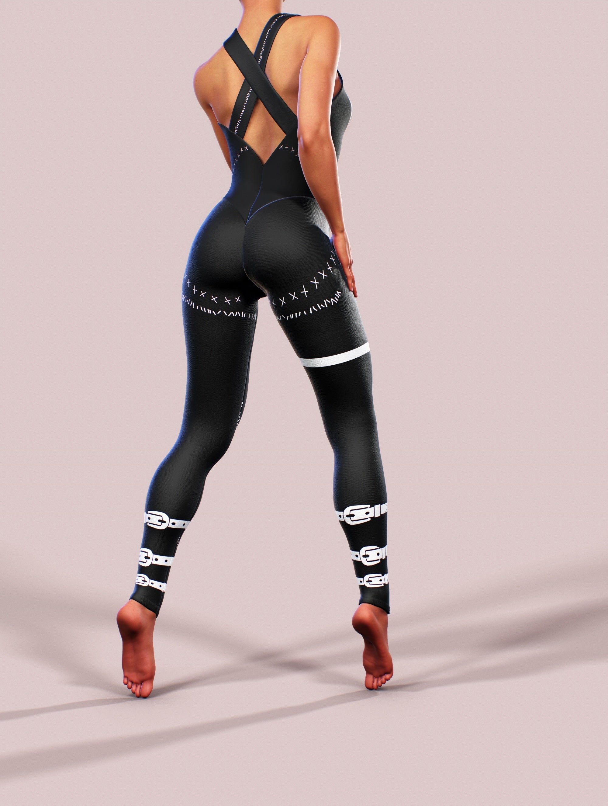 Warrior Play Jumpsuit-unitard-bootysculpted