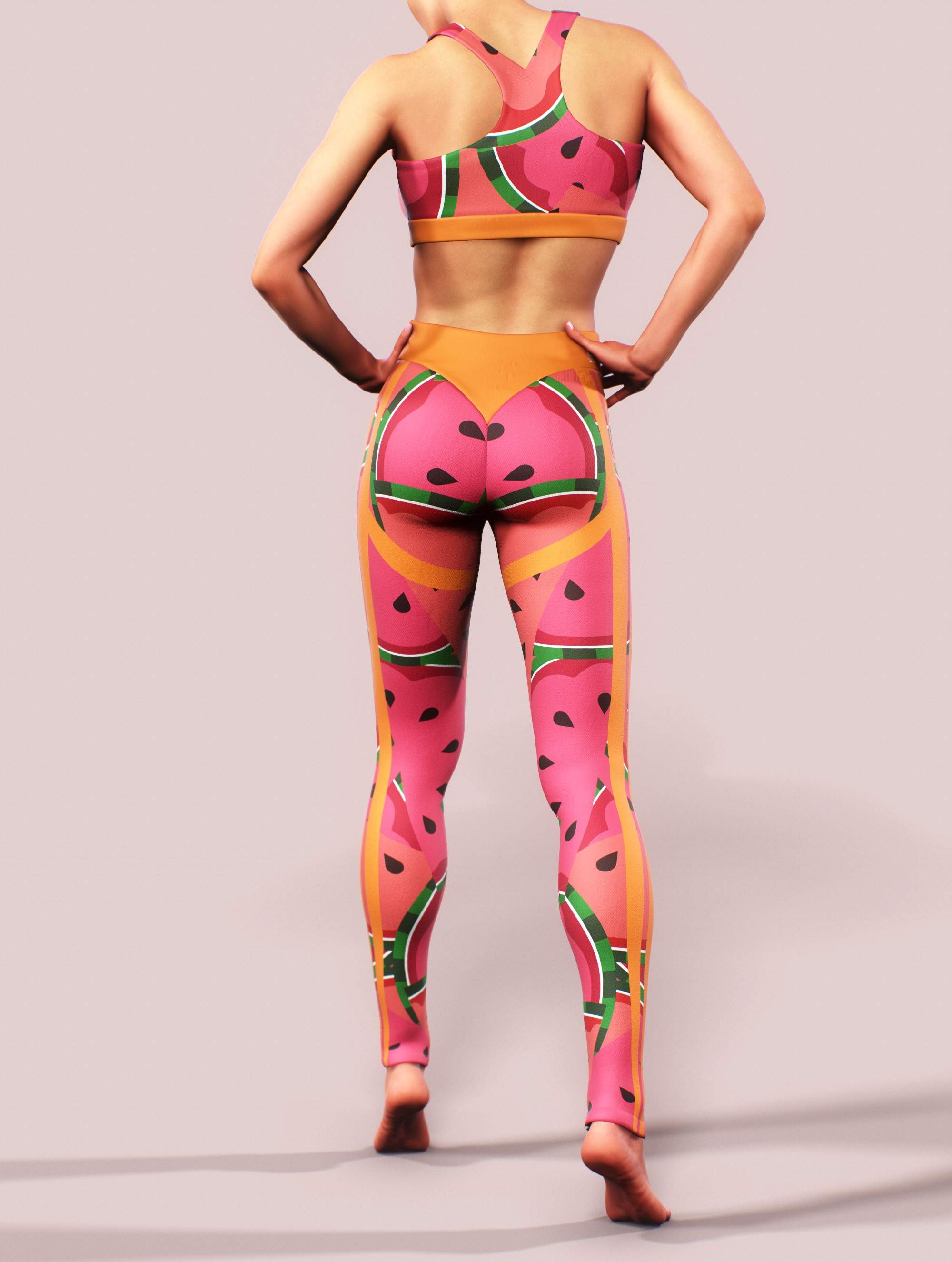 Watermelon Madness Bra-Sports bra-bootysculpted
