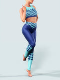 Wavy Navy Sports Bra-Sports bra-bootysculpted