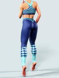 Wavy Navy Sports Bra-Sports bra-bootysculpted