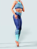 Wavy Navy Sports Bra-Sports bra-bootysculpted