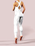 White Marble Catsuit-unitard-bootysculpted