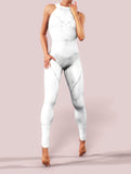 White Marble Catsuit-unitard-bootysculpted