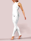 White Marble Catsuit-unitard-bootysculpted