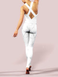 White Marble Catsuit-unitard-bootysculpted