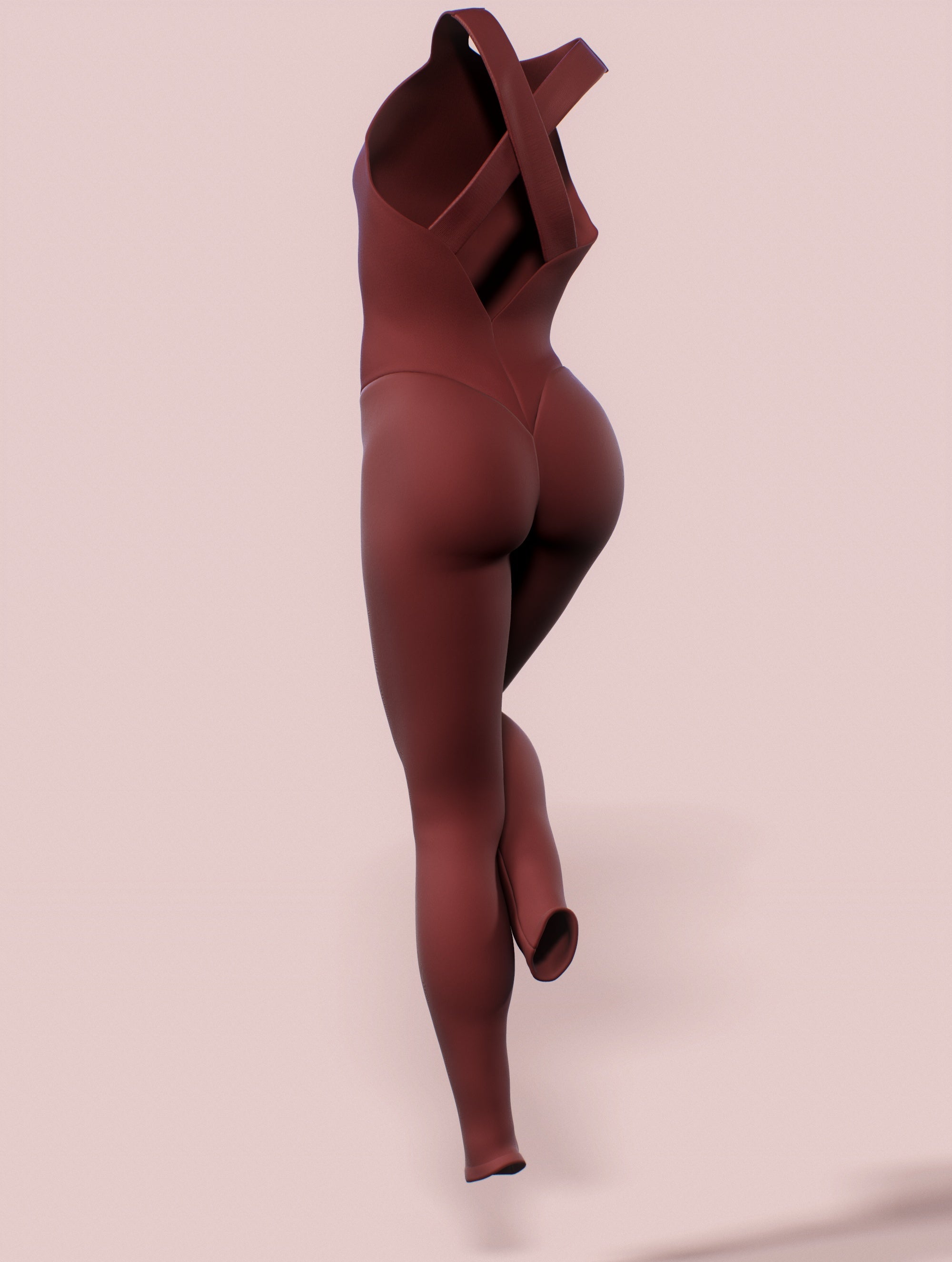 Wine Burgundy Red Unitard-unitard-bootysculpted