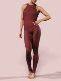 Wine Burgundy Red Unitard-unitard-bootysculpted