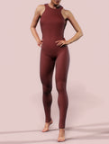 Wine Burgundy Red Unitard-unitard-bootysculpted