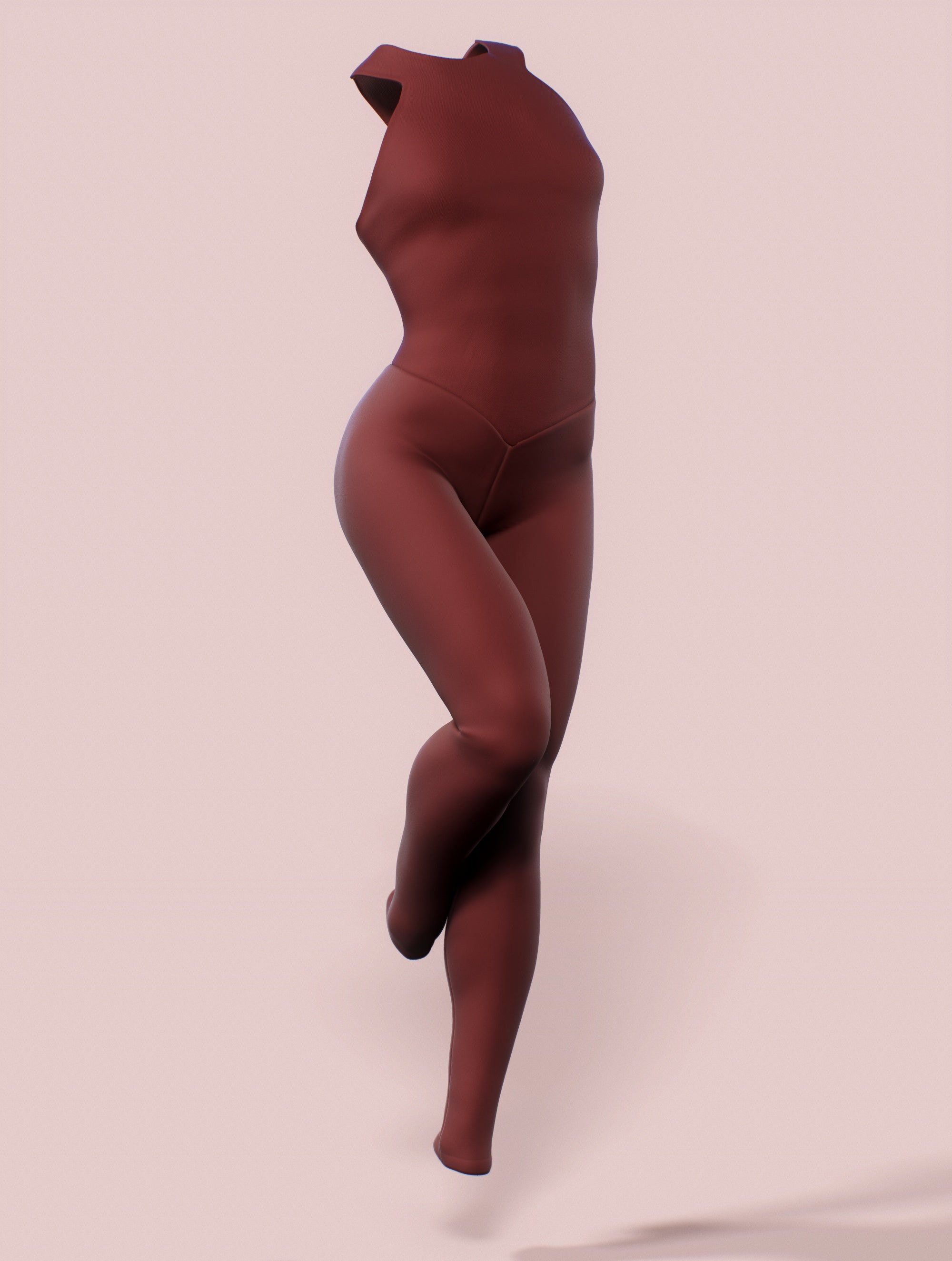 Wine Burgundy Red Unitard-unitard-bootysculpted