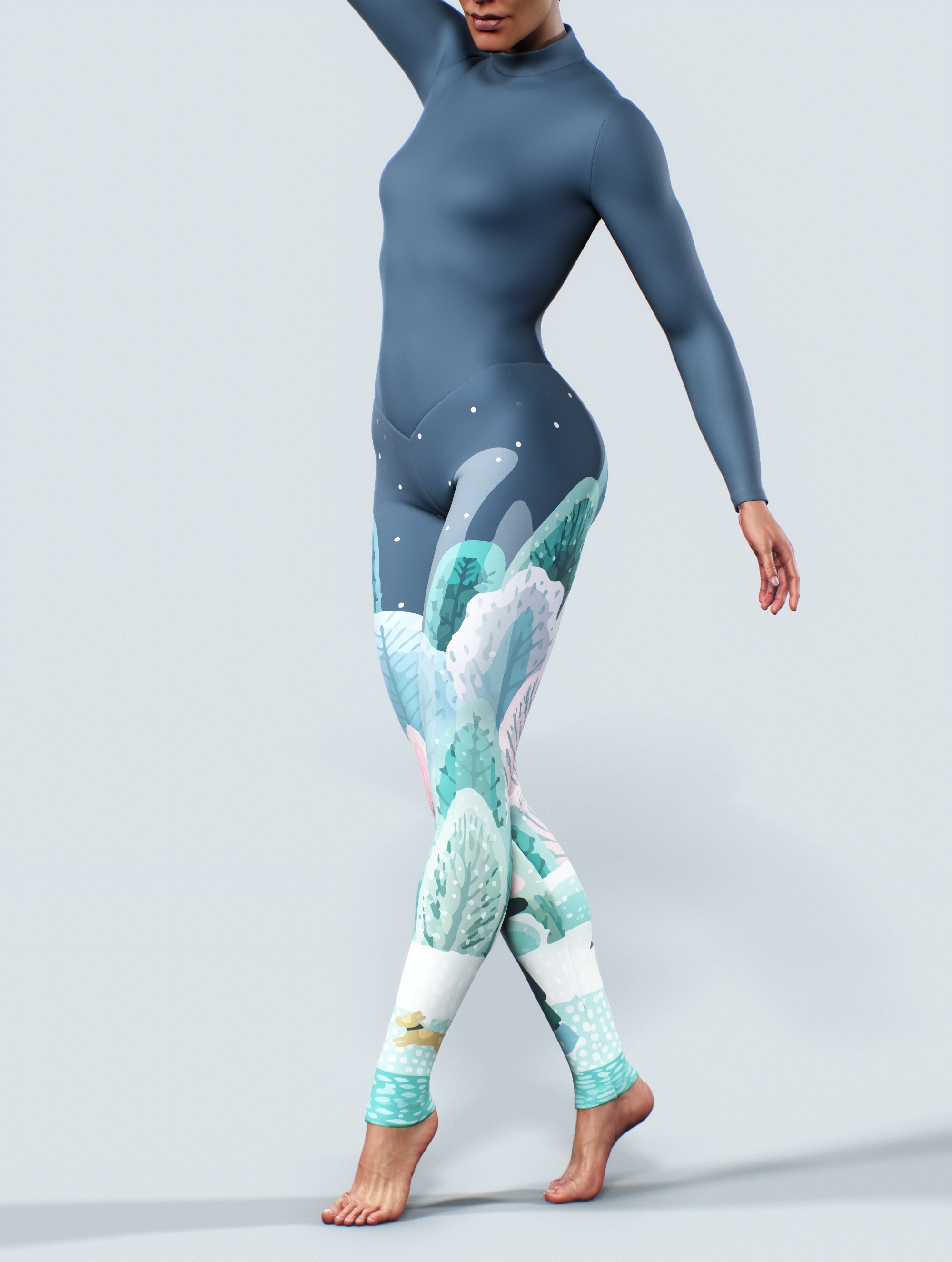 Winter Fairytale Catsuit-unitard-bootysculpted
