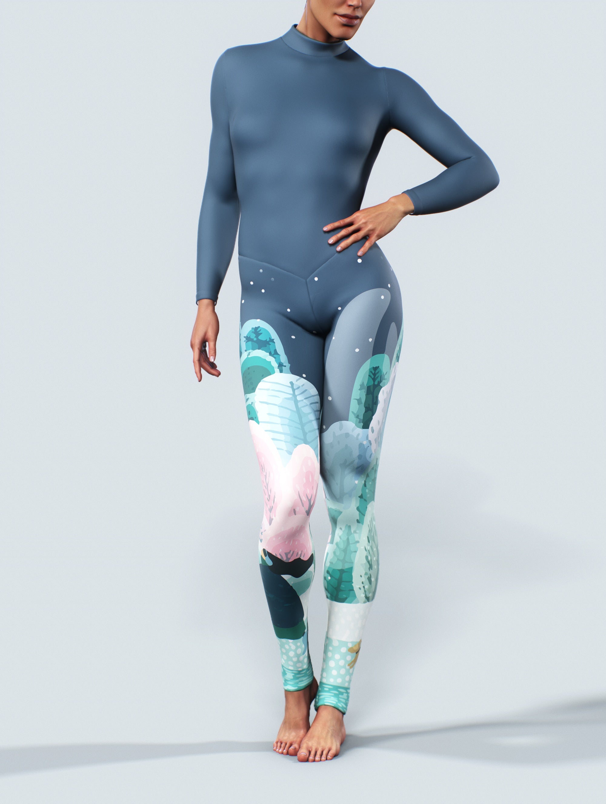Winter Fairytale Catsuit-unitard-bootysculpted