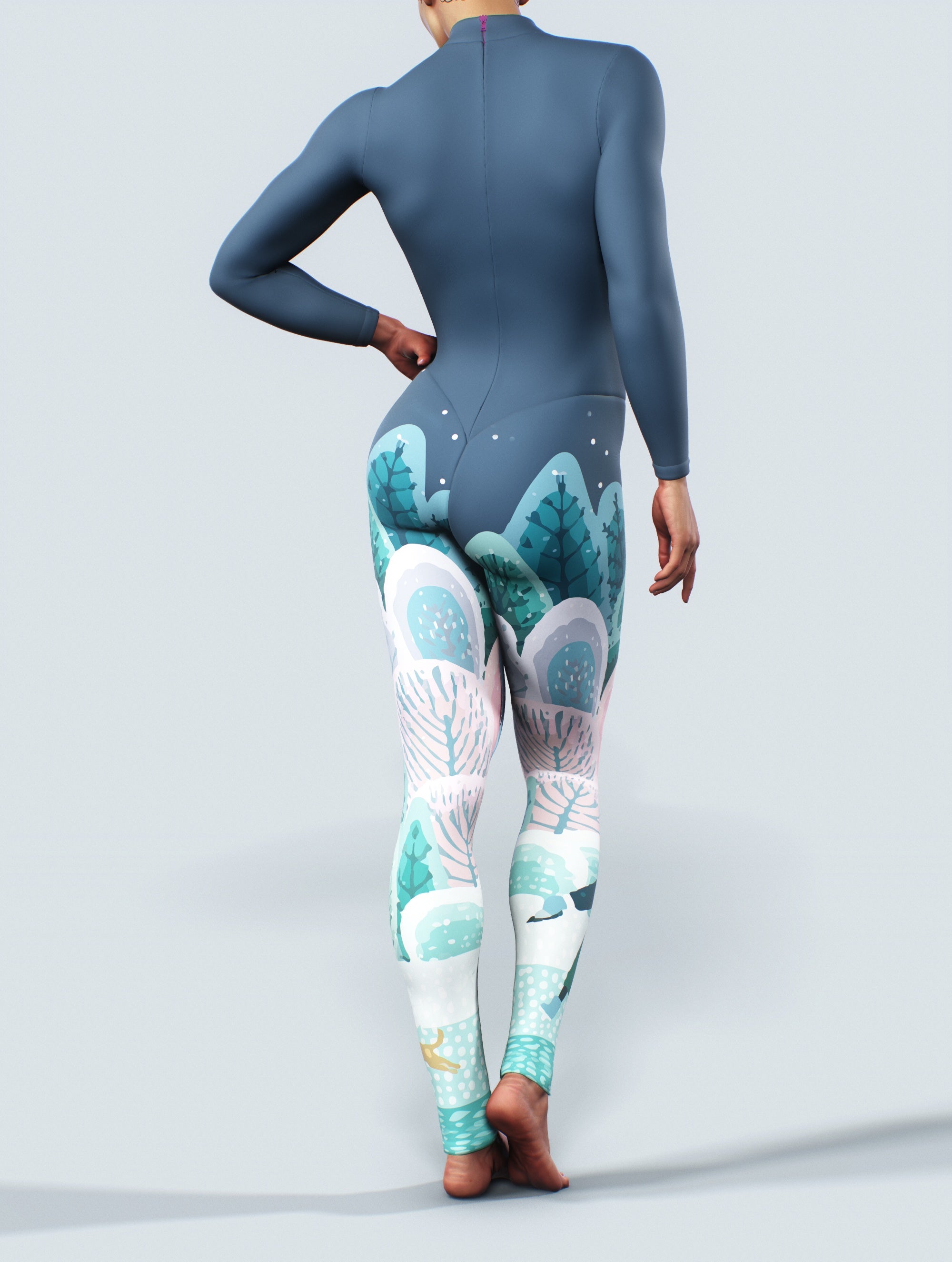 Winter Fairytale Catsuit-unitard-bootysculpted