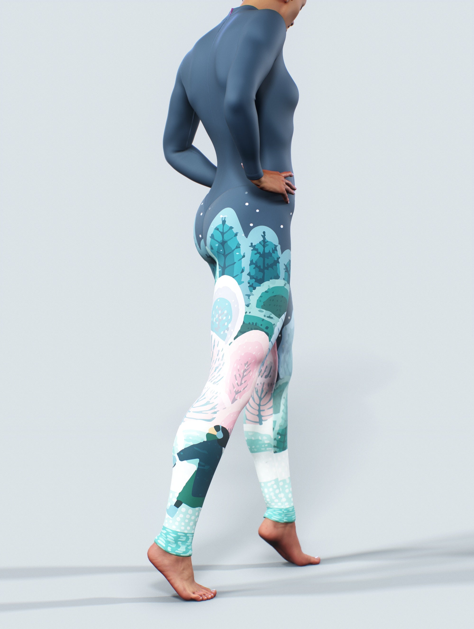 Winter Fairytale Catsuit-unitard-bootysculpted